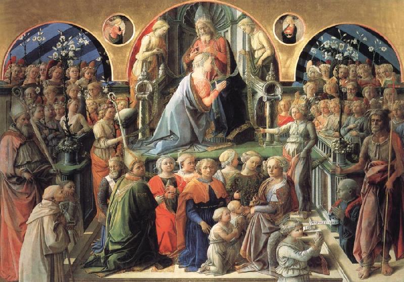 Fra Filippo Lippi The Coronation of the Virgin France oil painting art
